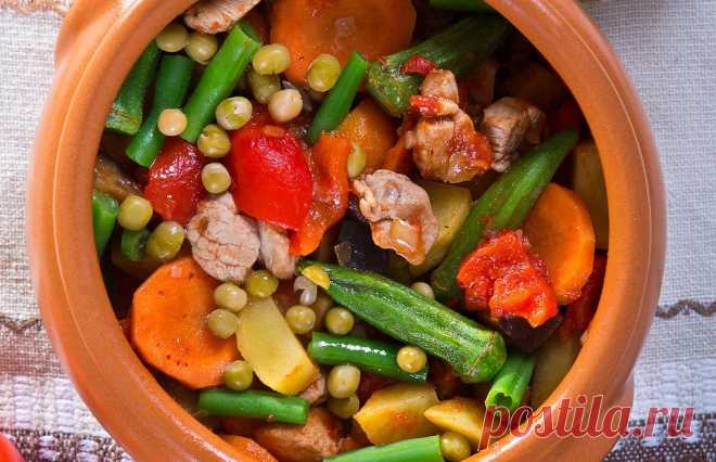 Гювеч со свининой и овощами