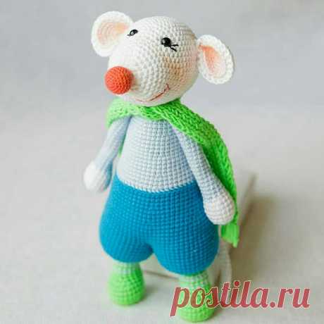 Вязаный мышонок схема амигуруми | Hi amigurumi