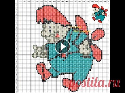Схемы для вязания жаккарда.Герои мультфильмов. Подборка схем для вязания жаккарда.Схемы детские,это герои старых мультфильмов.Я по таким схемам вяжу подушки для детей....