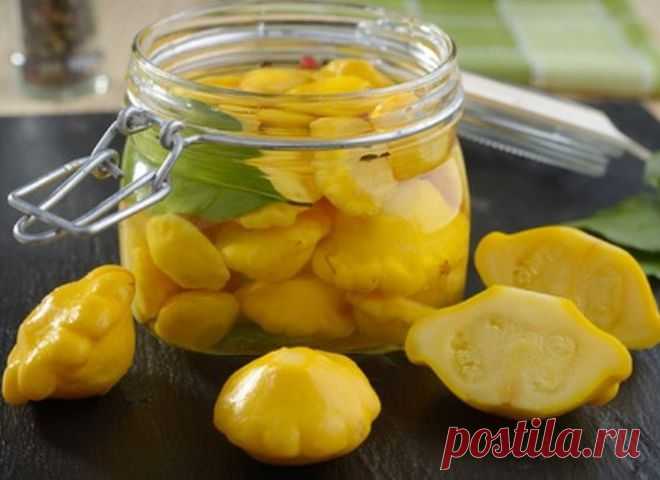 Засолка: вкусные паттисоны