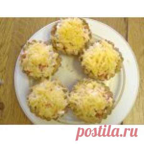 Тарталетки с салатом из крабовых палочек Кулинарный рецепт