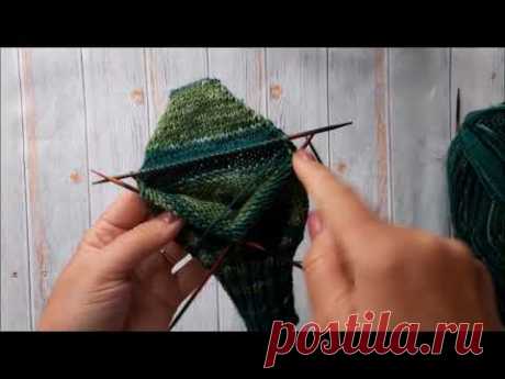 Носочки спицами из пряжи Nako Boho / Мой любимый способ