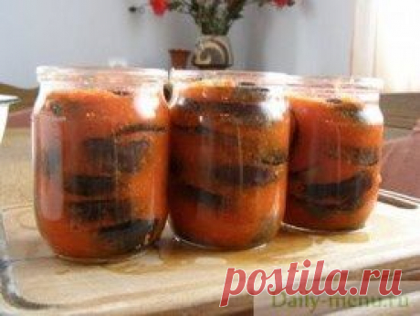 Консервирование: Баклажаны &quot;Огонёк&quot; - Рецепты от Daily-menu.ru