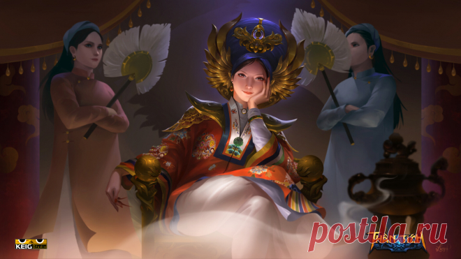 ArtStation - Tam - The Queen , Luminita Pham