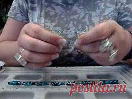 Бусы из крупных и мелких камушков на кожаном шнурке - Создание бижутерии