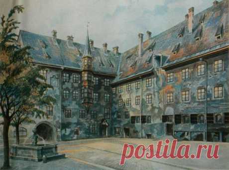 Картины, нарисованные Адольфом Гитлером