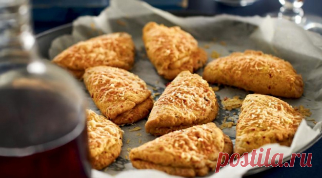 Несладкое творожное печенье к вину — Вкусные рецепты