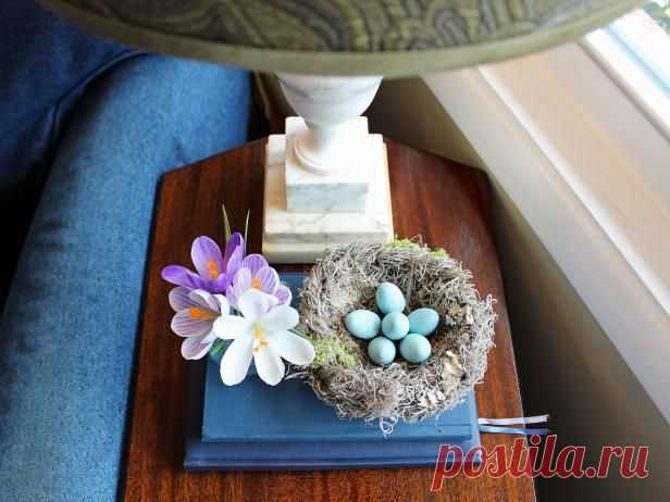 How to Craft a Faux Bird's Nest With Robin's Eggs | HGTV