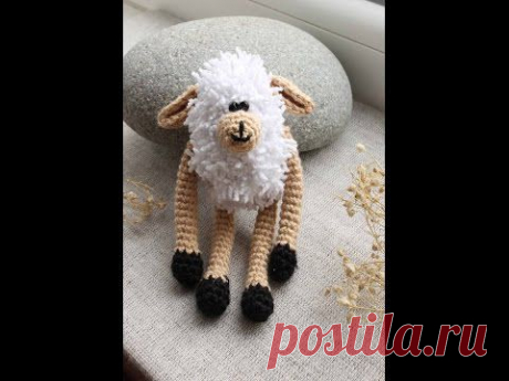 ▶ Овечка амигуруми - подарок к Новому Году! - YouTube