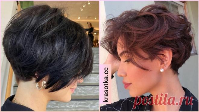 15 многослойных стрижек на короткие волосы, которые признаны лучшими в этом году | Красотка | Яндекс Дзен