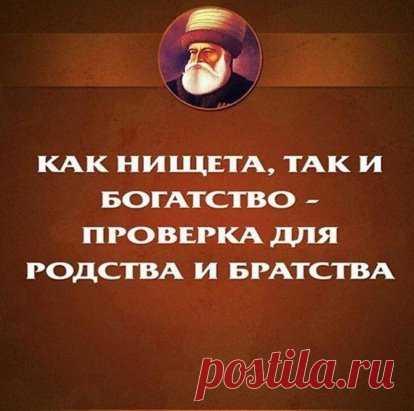 Друг познаётся в беде, герой — в битве, честный — в уплате долга, жена — в бедности, родственники — в невзгодах.
