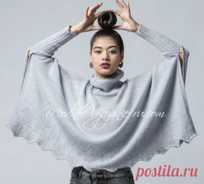 Великолепное MOFU PONCHO с переводом вязания - Modnoe Vyazanie ru.com
