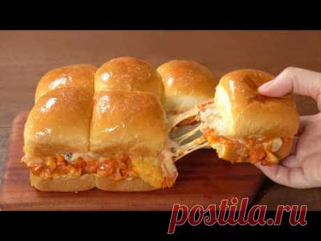 밀크롤과 초간단 치킨버거 만들기 :: 한번에 2가지 레시피 획득 :: 치킨슬라이더 :: Chicken Sliders :: Chicken Burger Recipe