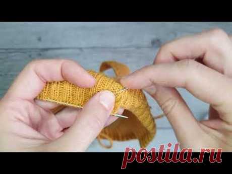 Как сделать красивую кулиску резинкой 2х2.