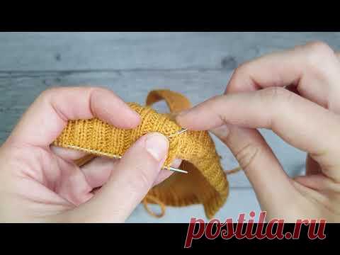 Как сделать красивую кулиску резинкой 2х2.