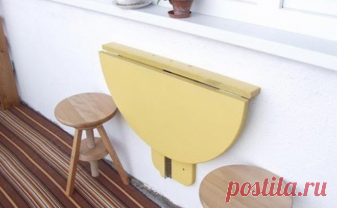 Крутые идеи для маленького балкона