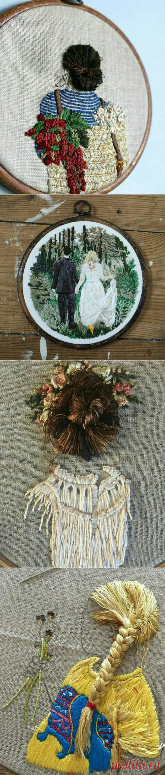 Потрясающая объемная вышивка! — Журнал Вдохновение Рукодельницы
