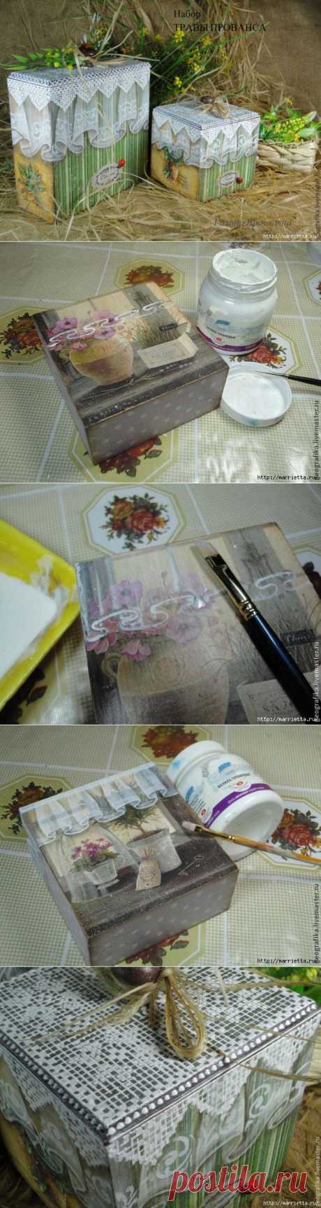 Декупаж с подрисовкой. Рисуем вуаль со складочками. Мастер-класс.