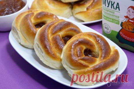 Булочки с повидлом - Пошаговый рецепт с фото. Выпечка