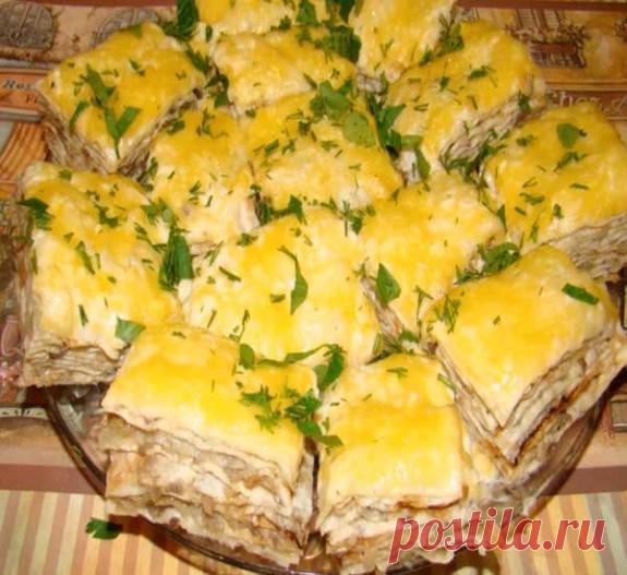 Как приготовить закусочный торт из лаваша :: Кулинарные рецепты