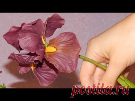 Ирис из холодного фарфора \ Iris of cold porcelain