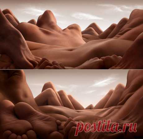 Пейзажи человеческих тел Карла Уорнера (Carl Warner).