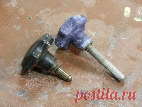 Винт с ручкой    Silicone molds Clamping Screw Knob