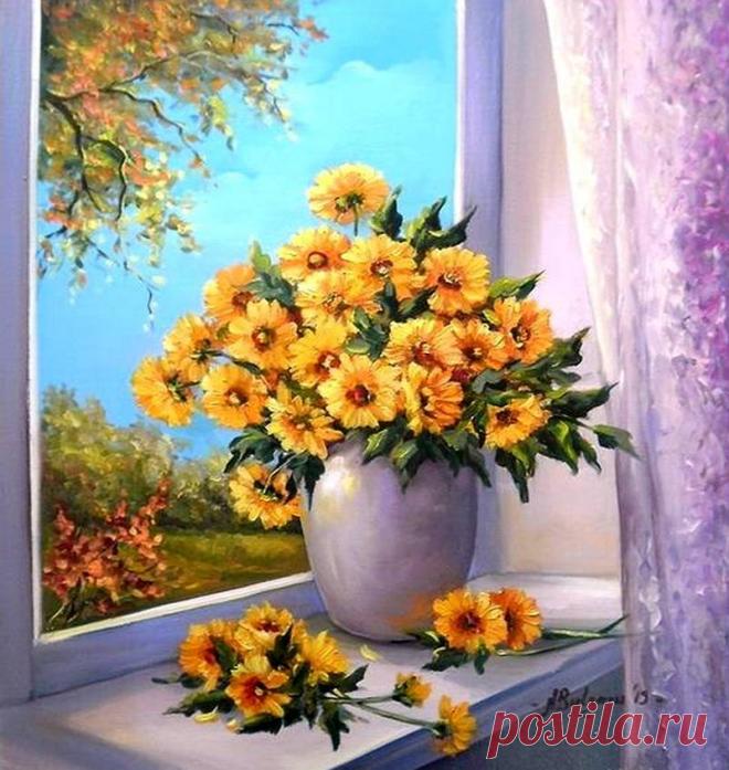 Букет на фоне осени от Anca Bulgaru