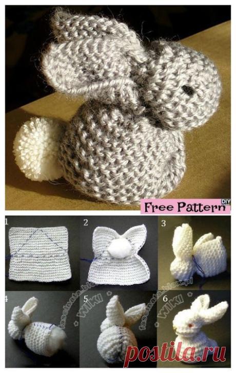 Pinterest - Adorable Knitted Bunny – Free Pattern #knitpattern #freepattern #bunny | Cute baby things