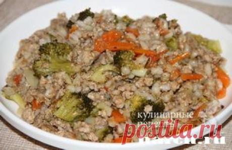 Перловка с мясным фаршем и овощами | Харч.ру - рецепты для любителей вкусно поесть