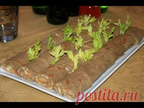Печёночные рулетики из куриной печени с начинкой