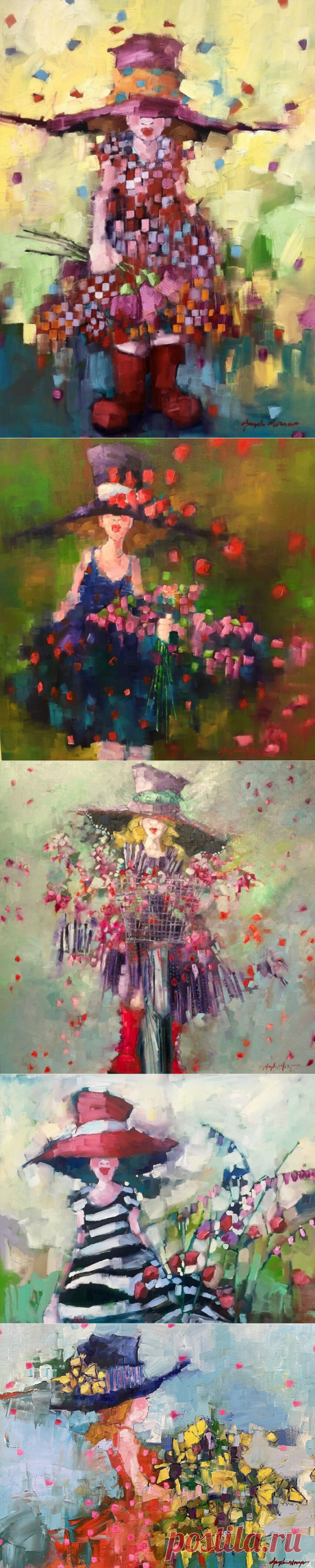 Живи и радуйся и, радуясь, живи! Художник Анжела Морган (Angela Morgan)