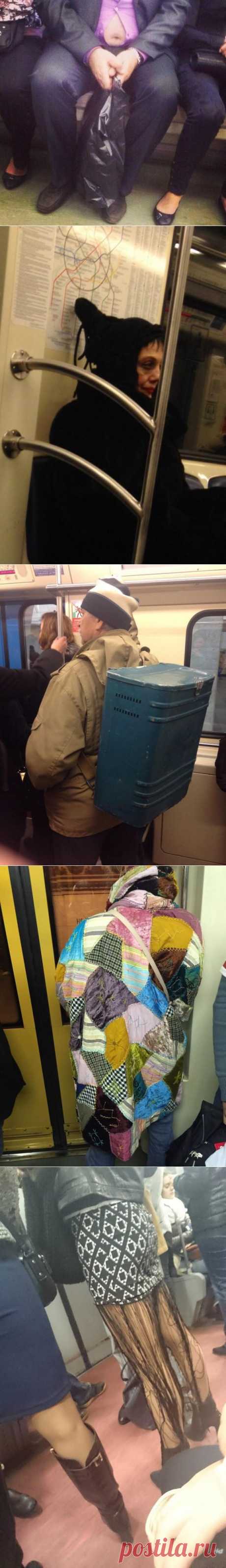 Осторожно, здесь может быть ваша фотография: мода в метро (34 фото)