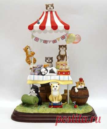 Статуэтка Вечеринка (Feline Fete), 26см Enesco A21249 – купить с доставкой на Posuda40.ru