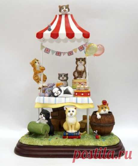 Статуэтка Вечеринка (Feline Fete), 26см Enesco A21249 – купить с доставкой на Posuda40.ru