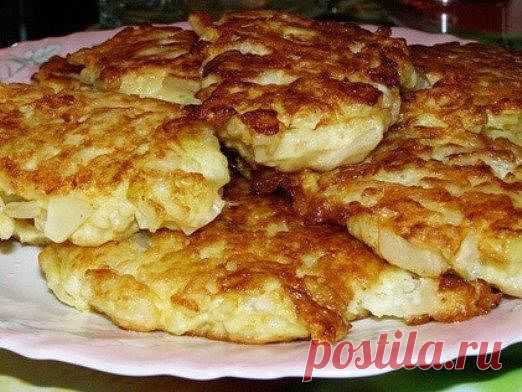 ❤ Капустные оладушки на кефире