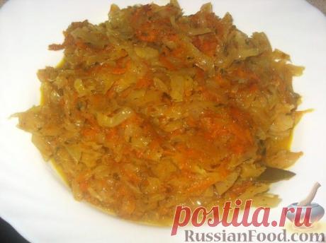 Рецепт: Начинка из свежей капусты для пирогов и пирожков на RussianFood.com