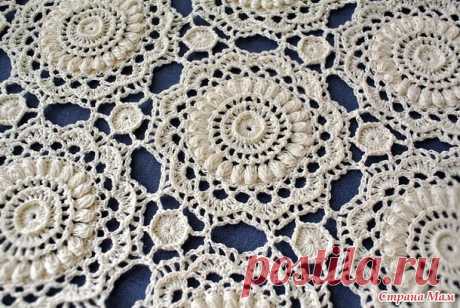 Цветочный мотив. Мастер-класс.
#УрокиВязания