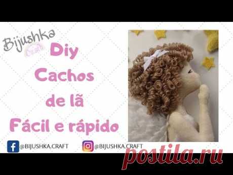 Como fazer cabelo cacheado em lã perfeito, rápido e fácil