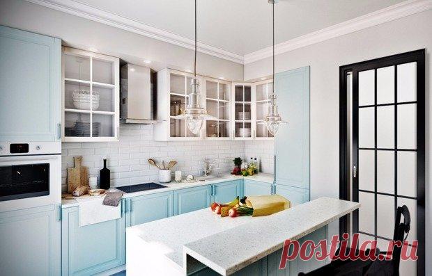 Гид INMYROOM: 8 кухонь с модными фасадами На пике моды кухонные фасады, отличающиеся по цвету, фактуре или дизайну, яркие или цвета выбеленного дерева