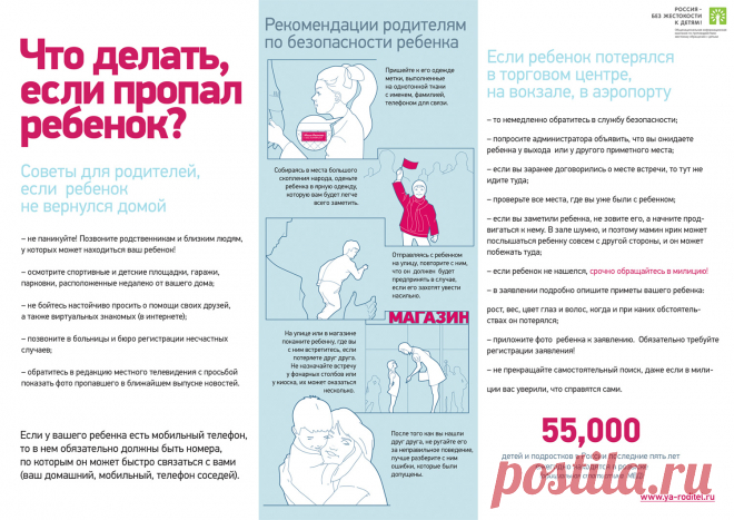 Что делать если пропал ребенок