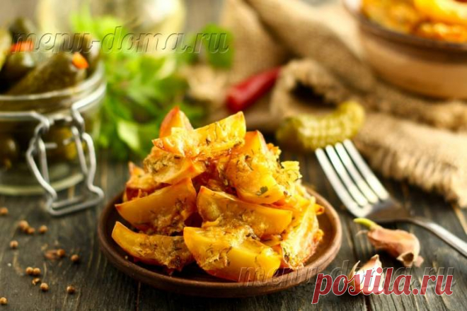 Картошка в духовке с майонезом и чесноком: рецепт с фото