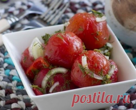 Помидоры закусочные. Отличная закуска из свежих домашних помидорчиков!