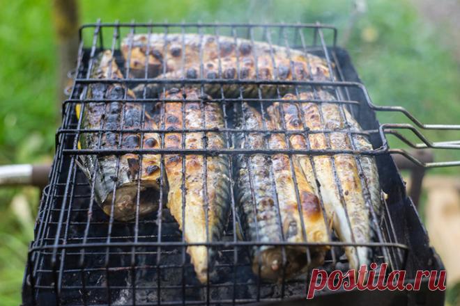 Скумбрия на гриле