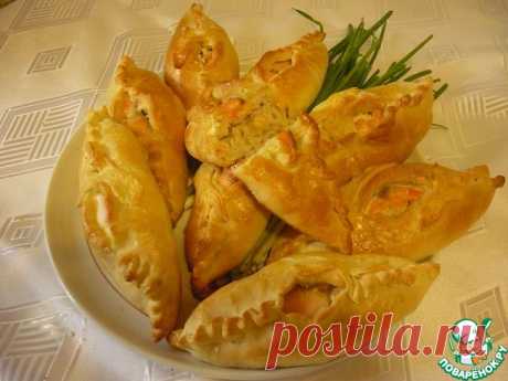 Расстегаи с рыбой и рисом "рыбацкие" Кулинарный рецепт