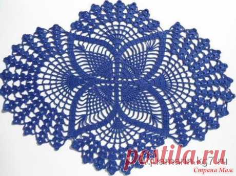 Красивая салфеточка (Отдыхалочка) - Вяжем вместе он-лайн - Страна Мам