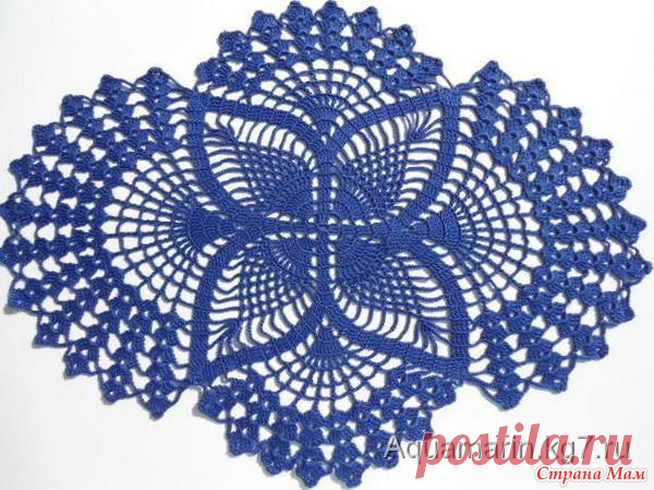 Красивая салфеточка (Отдыхалочка) - Вяжем вместе он-лайн - Страна Мам