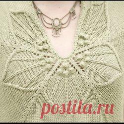 Берет с красивым объемным узором и интересными переплетениями (Вязание спицами) | Журнал Вдохновение Рукодельницы