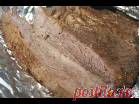 Говядина цельным куском в мультиварке