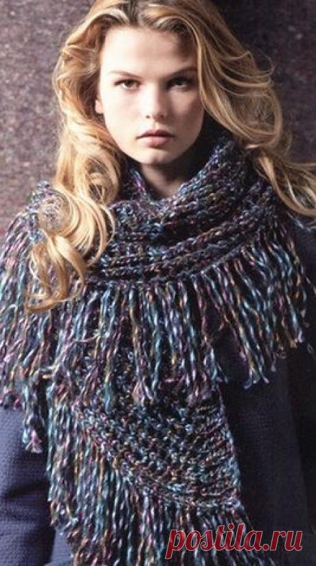 Шарфики спицами. Схемки. / Вязание спицами / Вязание для женщин спицами. Схемы